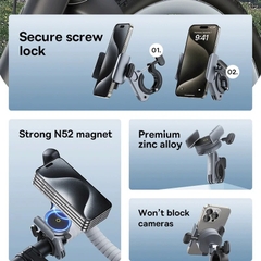 Giá Đỡ Điện Thoại Kẹp Dành Cho Xe Đạp Baseus PrimeTrip Series