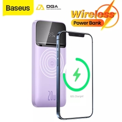 Sạc dự phòng không dây tích hợp nam châm Baseus Magnetic Wireless Quick Charging Power Bank sạc nhanh