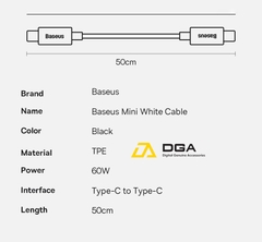 Pin Sạc Dự Phòng Không Dây Sạc Nhanh 20W Tích Hợp Nam Châm Baseus Magnetic Wireless Charging Power bank 10000mAh (With Baseus Xiaobai series Cable Type-C to Type-C 60W(20V/3A) 50cm)