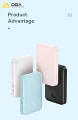 Pin Sạc Dự Phòng Không Dây Sạc Nhanh 20W Tích Hợp Nam Châm Baseus Magnetic Wireless Charging Power bank 10000mAh (With Baseus Xiaobai series Cable Type-C to Type-C 60W(20V/3A) 50cm)