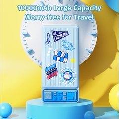 Pin Dự Phòng ROCK SPACE Doraemon P96 Fast Charging (10000mAh, Doraemon Authentic Licensed)