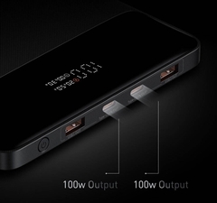 Pin Sạc Dự Phòng Laptop Baseus Blade High Power Digital Display Quick Charge Power Bank 20000mAh 100W (Sạc siêu nhanh, 4 cổng sạc Cx2 + USBx2, kèm cáp C to C, New Upgrade Version)