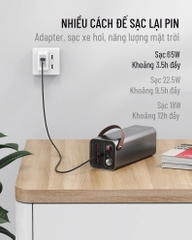 Pin sạc dự phòng 46200mAh Yoobao EN1 65W Sạc nhanh PD3.0 & QC3.0 220V