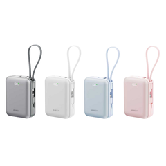 Pin Dự Phòng AUKEY PB-Y92L 20000mAh 35W (CCC / 3C Certification, 1*Type-C + 1*USB-A + 1*Type-C + Lightning Built-in Cable, Digital Display)