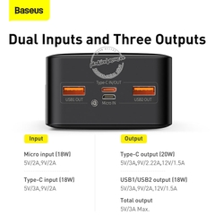 Sạc dự phòng Baseus Bipow Digital Display Power Bank