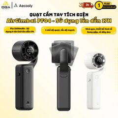 Quạt Cầm Tay AECOOLY AirGimbal PF04 (3500mAh, 17H, Display Screen, 11m/s, 15000RPM, 220° Adjustable, 5-Speed Turbo Wind)