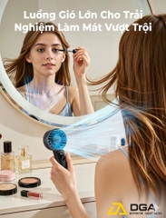 Quạt Cầm Tay AECOOLY Halo 03 5W (2000mAh, 10.5H, 6000RPM, 5 Adjustable Speeds, 6m/s, Digital Display)