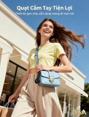 Quạt Cầm Tay AECOOLY Halo 03 5W (2000mAh, 10.5H, 6000RPM, 5 Adjustable Speeds, 6m/s, Digital Display)