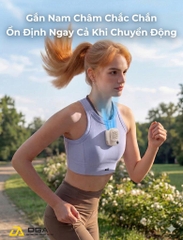 Quạt Đeo Cổ Cầm Tay Mini AECOOLY Click 01 (7000RPM, 3-Speed Level Adjustment, Up to 9H, 2000mAh, 7m/s, Digital Display, ≤30db)