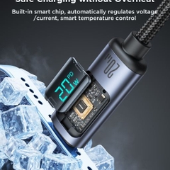 Cáp sạc Joyroom Prism Series Digital Display Fast Charging Data Cable có màn hình hiển thị công suất