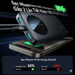 Sạc dự phòng 10000mAh Joyroom PBF12 mang lên được máy bay có 3C