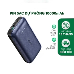 Sạc dự phòng 10000mAh UGREEN 10000mAh Mini PD PB178 80749 Fast Charging Power Bank