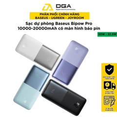 Sạc Dự Phòng Sạc Nhanh Thế Hệ Mới Baseus Bipow Pro Display