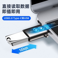 Cáp chuyển đổi Joyroom S-H151 Type-C male to USB female adapter-maroon