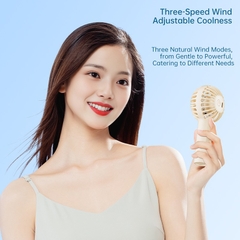 Quạt Cầm Tay Mini ROCK Air Bubble (10H, 2000mAh, 3-Speed Gear)