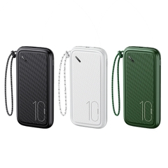 Pin Dự Phòng USAMS CD150 10000mAh 10W (Dual Input, Dual USB, Kèm Dây Đeo)