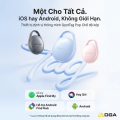 Tag Định Vị Vention KQX Tương Thích Apple Find My & Android, Pin >1 Năm