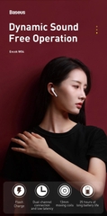 Tai Nghe Bluetooth Baseus Encok True Wireless Earphones W04/ W04 Pro TWS Gen 2 Wireless Charger, New Model 2022