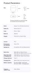 Tai Nghe Bluetooth Cao Cấp Baseus Storm 3 ANC TWS Earphones
