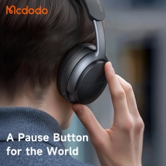 Tai Nghe Chụp Tai Không Dây MCDODO T02 series HP-142 (Bluetooth v5.4, 56H, ANC, 40mm super-magnetic diaphragm, with USB-C Audio Port, Powerful Bass)
