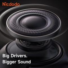 Tai Nghe Chụp Tai Không Dây MCDODO T02 series HP-142 (Bluetooth v5.4, 56H, ANC, 40mm super-magnetic diaphragm, with USB-C Audio Port, Powerful Bass)