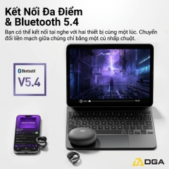 Tai Nghe Kẹp Tai QCY Crossky C30: Bluetooth 5.4, Driver 10.8mm, ENC 4-Mic