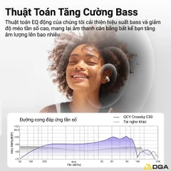 Tai Nghe Kẹp Tai QCY Crossky C30: Bluetooth 5.4, Driver 10.8mm, ENC 4-Mic
