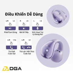 Tai Nghe Kẹp Tai QCY Crossky C30: Bluetooth 5.4, Driver 10.8mm, ENC 4-Mic