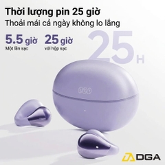 Tai Nghe Kẹp Tai QCY Crossky C30: Bluetooth 5.4, Driver 10.8mm, ENC 4-Mic