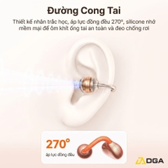 Tai Nghe Kẹp Tai USAMS Echo R03: Bluetooth 6.0, Driver 11mm, Siêu Nhẹ 4.1g
