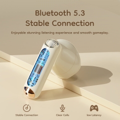 Tai Nghe Không Dây ROCK SPACE Doraemon Retro Style TWS Earphones (Pass Loop, Doraemon Authentic Licensed)
