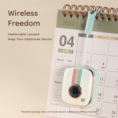 Tai Nghe Không Dây ROCK SPACE Doraemon Retro Style TWS Earphones (Pass Loop, Doraemon Authentic Licensed)