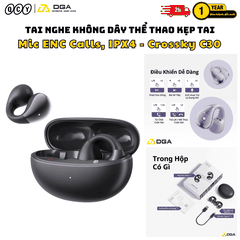 Tai Nghe Kẹp Tai QCY Crossky C30: Bluetooth 5.4, Driver 10.8mm, ENC 4-Mic