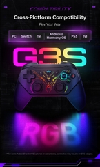 Tay cầm chơi game không dây Machenike G3s Dual-Mode - Hàng Chính Hãng