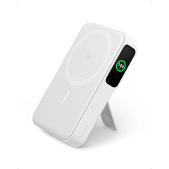 Pin Dự Phòng Từ Tính Kiêm Sạc Không Dây Qi2 1C ANKER Maggo A1654 10000mAh 27W (With Stand, Sạc Không Dây Chuẩn Qi2 15W, Smart Digital Display, Wireless PowerIQ)