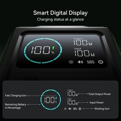 Trạm sạc dự phòng di động Joyroom PBF10 dung lượng 75000mAh sạc nhanh 100W tích hợp đèn