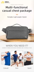 Túi đựng phụ kiện thể thao WIWU ALPHA CHEST PACKAGE CROSSBODY BAG