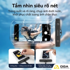 Túi Chống Nước USAMS YD016 7.2 Inch - Chuẩn IPX8, Dây Đeo Tiện Lợi