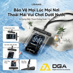 Túi Chống Nước USAMS YD016 7.2 Inch - Chuẩn IPX8, Dây Đeo Tiện Lợi