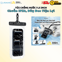 Túi Chống Nước USAMS YD016 7.2 Inch - Chuẩn IPX8, Dây Đeo Tiện Lợi