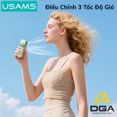 Quạt Mini Cầm Tay USAMS ZB354 3W (500mAh, 3 Speed Settings, 10400RPM, 2H)