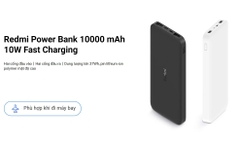 Sạc dự phòng Xiaomi Redmi Power Bank 10000mAh