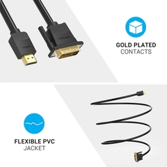 Cáp chuyển HDMI to DVI VENTION ABF (1080p@60Hz)
