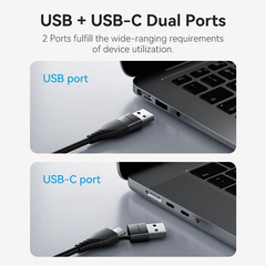 HUB Mở Rộng Đa Năng USB/Type-C to HDMI 1080p VENTION ACY (Dual input, 1080p@60Hz)