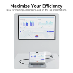 HUB Mở Rộng Đa Năng USB/Type-C to HDMI 1080p VENTION ACY (Dual input, 1080p@60Hz)