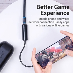 Cáp chuyển Type C sang cổng Mạng RJ45 Vention USB-C to 100M Ethernet Adapter - CFA (100Mbps, Plug & Play)