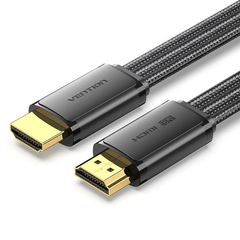 Cáp HDMI 8K dẹp vải dù siêu bền Vention Flat Nylon Braided HDMI-A Male to Male 8K HD Cable 2M - ALK (8K@60hz/ 4K@120Hz/144Hz, 48Gbps Bandwidth, HDR)