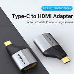 Đầu Chuyển Type-C to HDMI2.0 4K VENTION TCA (4K@60Hz)