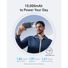 Pin Dự Phòng Từ Tính Kiêm Sạc Không Dây Qi2 1C ANKER Maggo A1664 10000mAh 30W (Sạc Không Dây Chuẩn Qi2 15W, ActiveShield™ 2.0, Wireless PowerIQ)