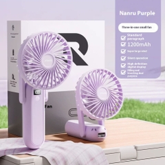 Quạt tích điện mini cầm tay RTAKO XJ-F01 Handheld fan (1200mAh)